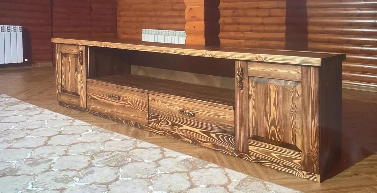 Кухня из массива дерева