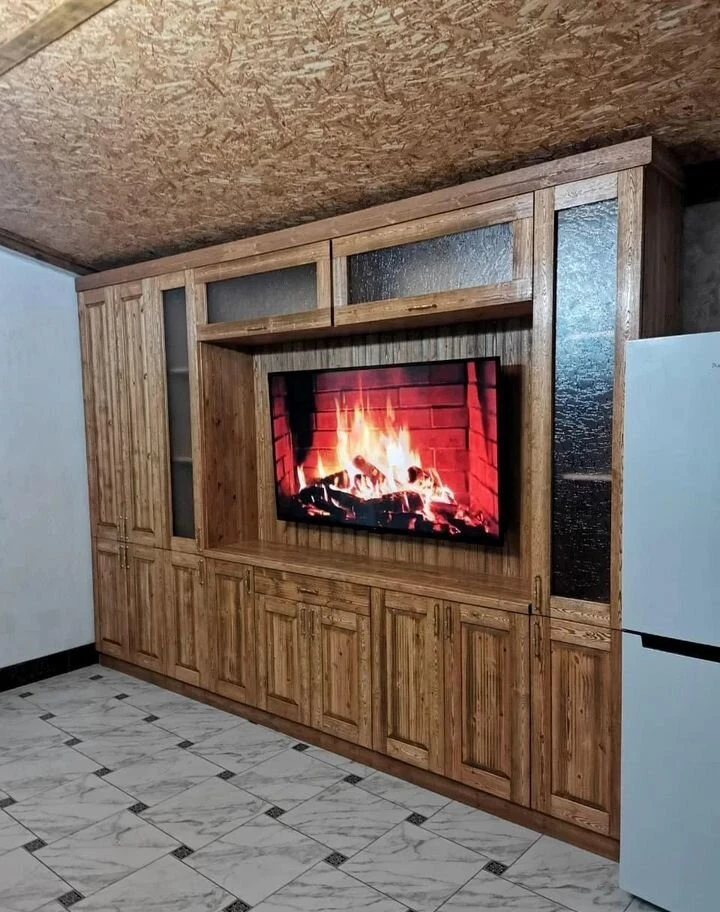 Кухня из массива дерева